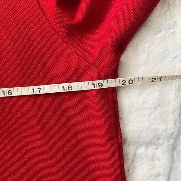 New Era men M 3 button short sleeve polo red - Picture 8 of 9